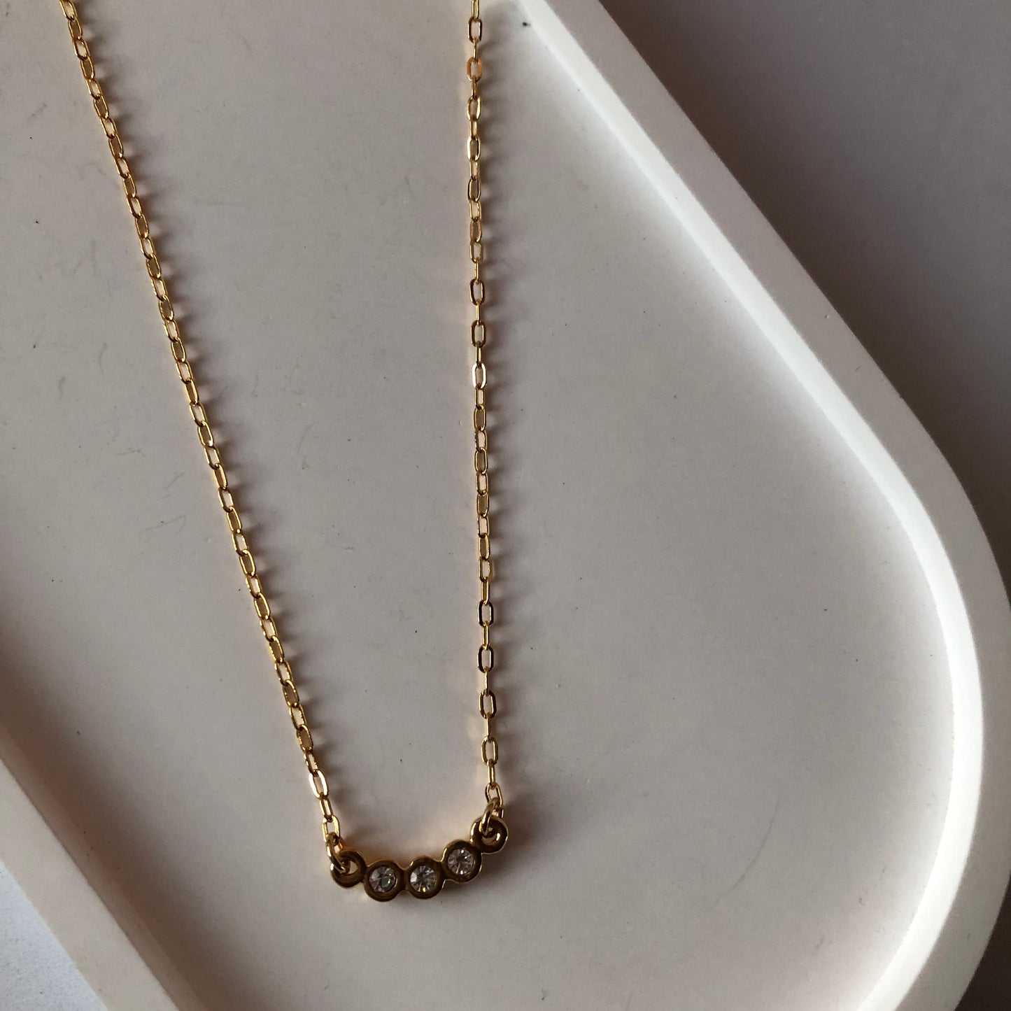 Collar tres cristales