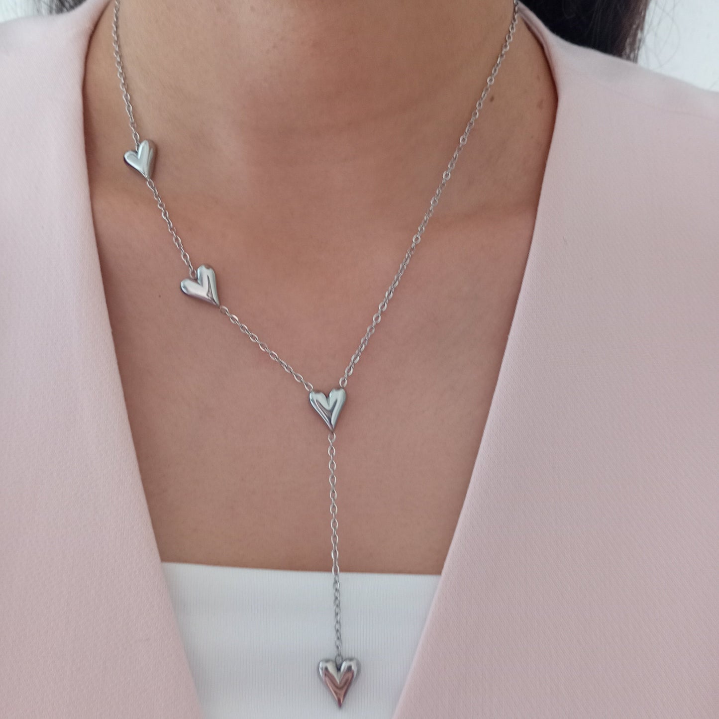 Collar corazones