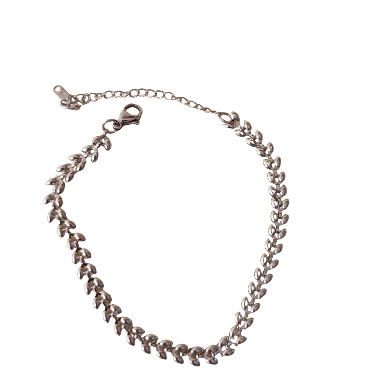 Pulsera espiga acero dorado y plateado