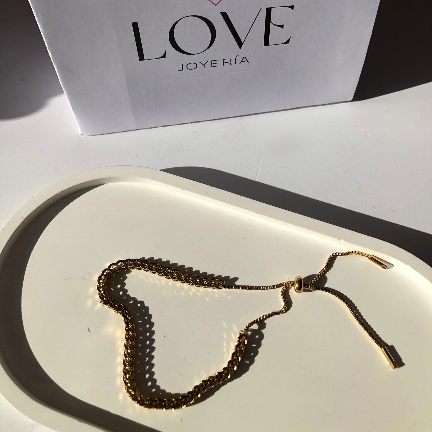 Pulsera acero tipo cadena