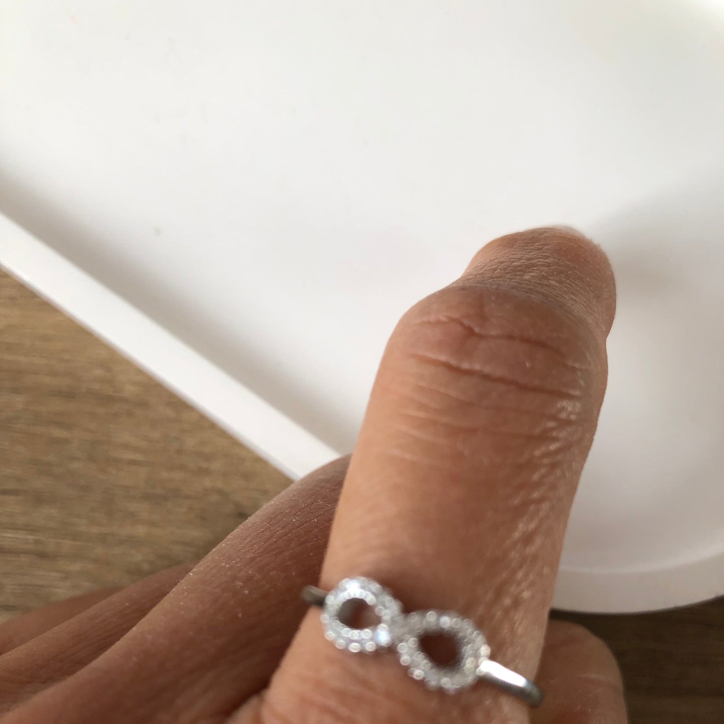 Anillo infinito plata .925