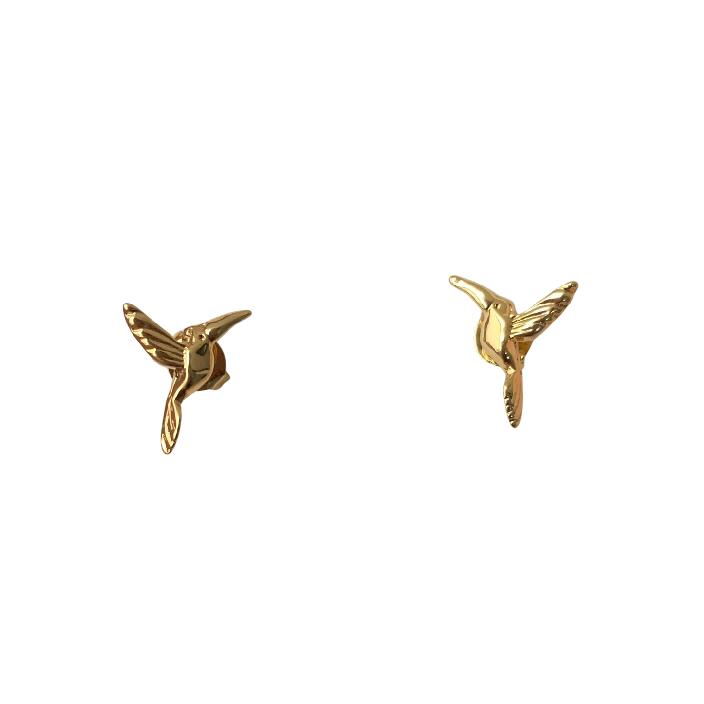 Aretes colibrí (broquel)