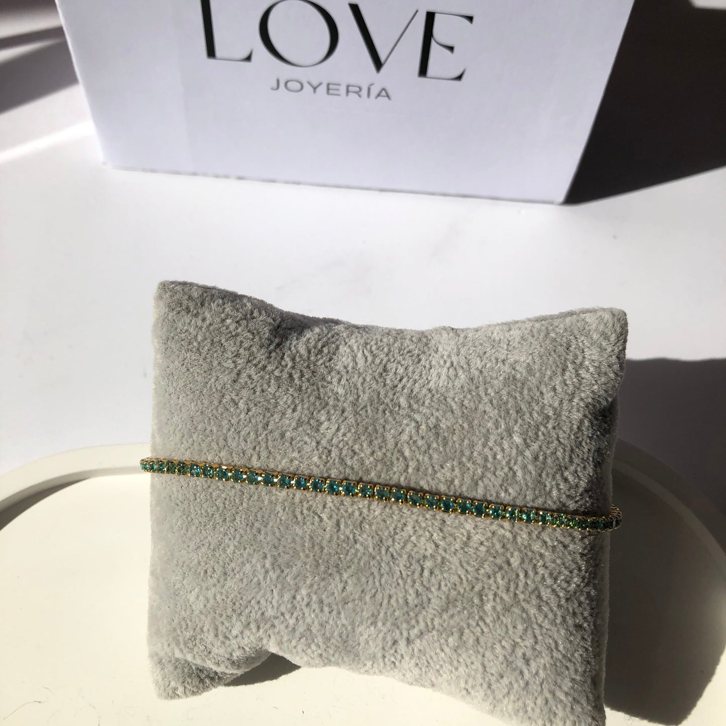 Pulsera ajustable azul cielo