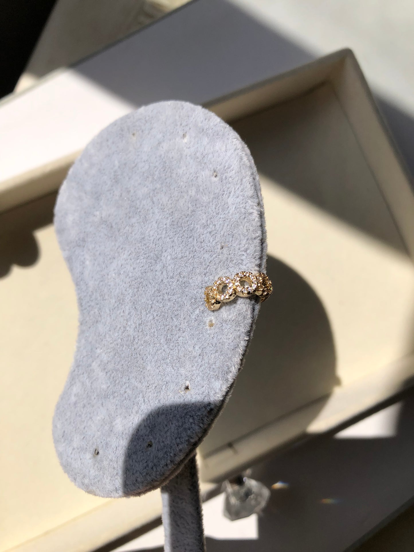 Earcuff círculos con zirconias