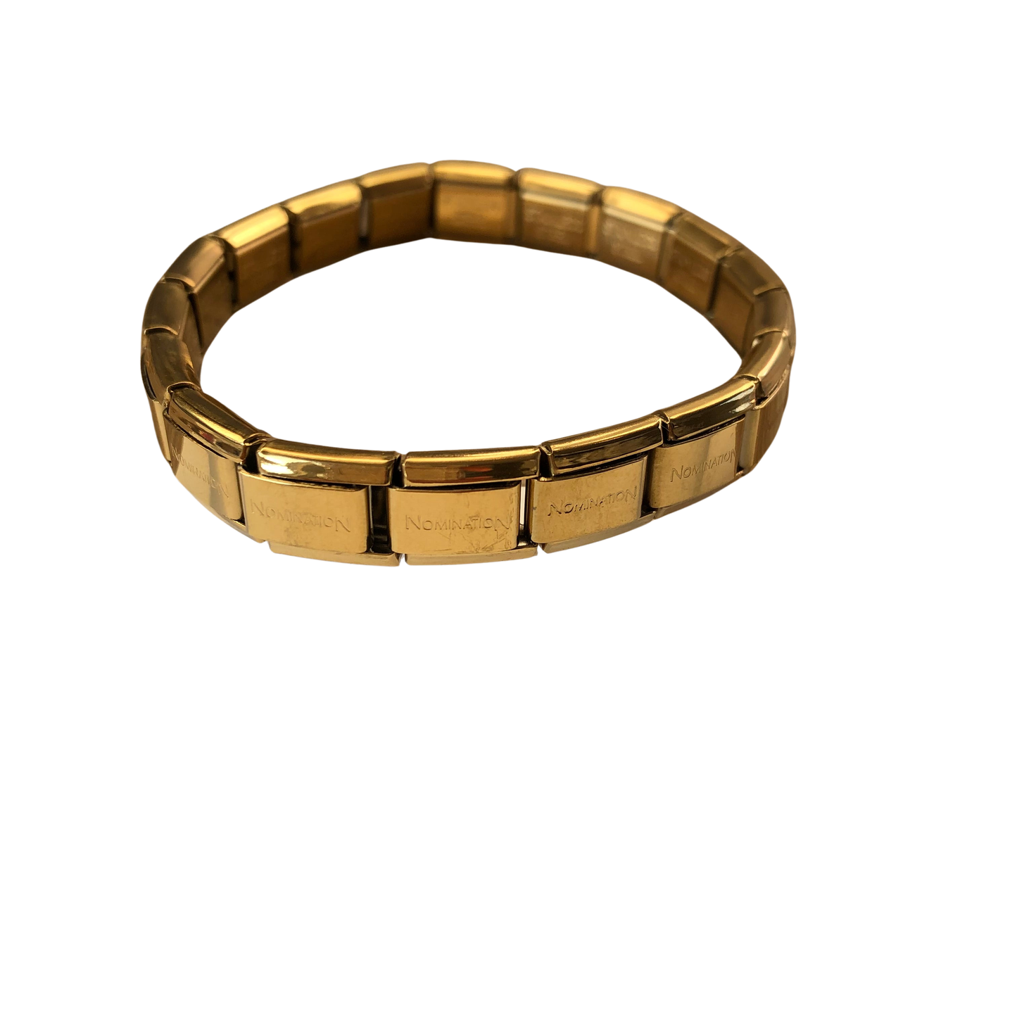 Brazalete dorado acero inoxidable