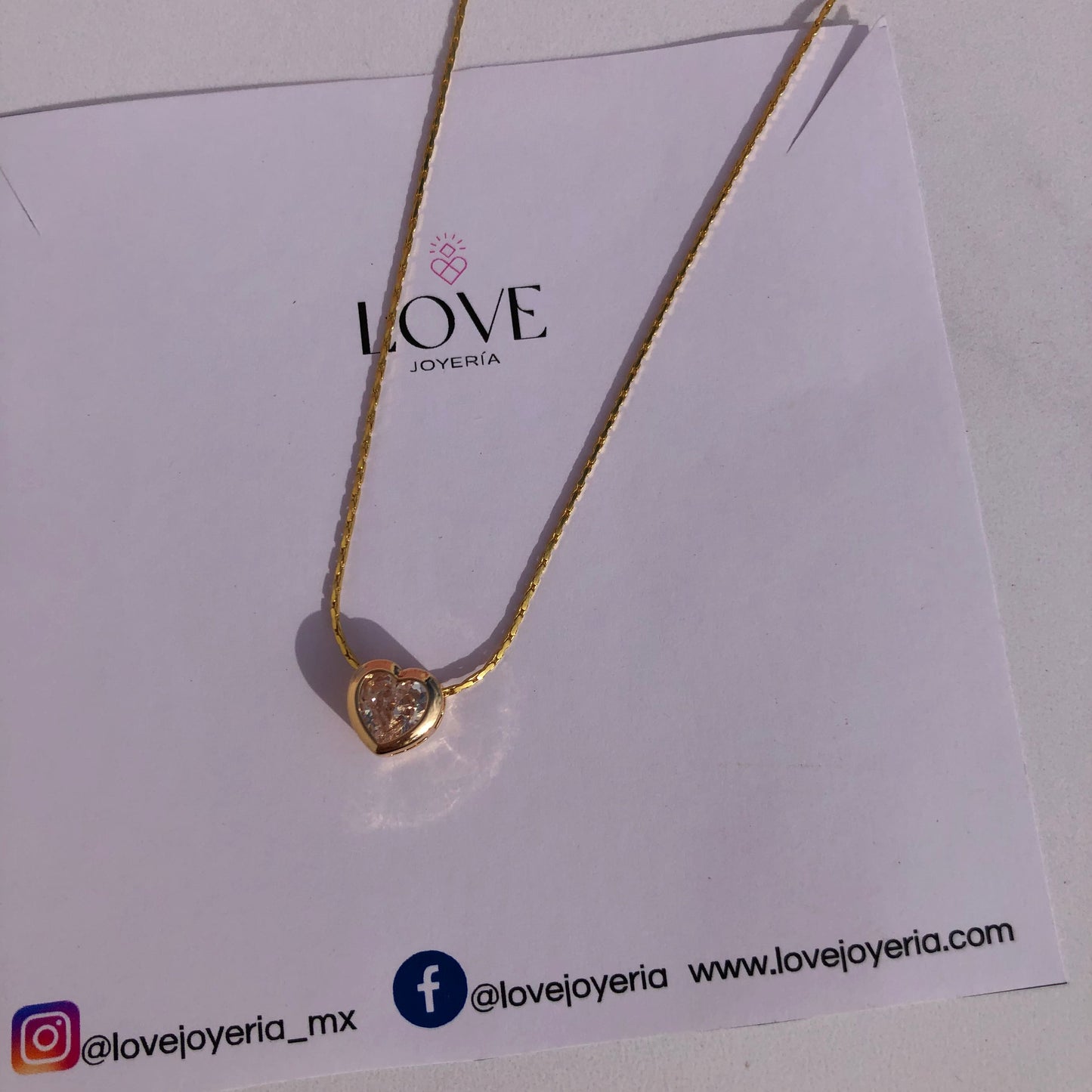 Collar corazón pequeño