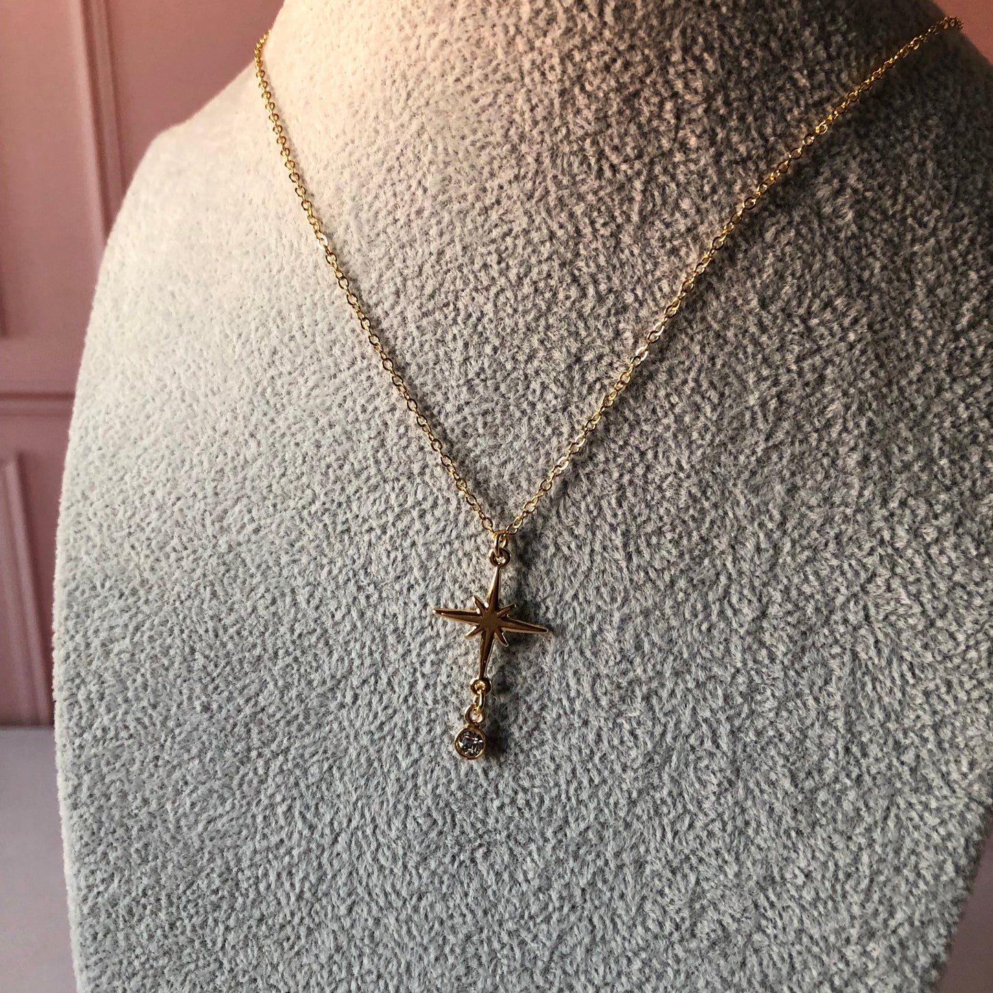 Collar Estrella con cristal