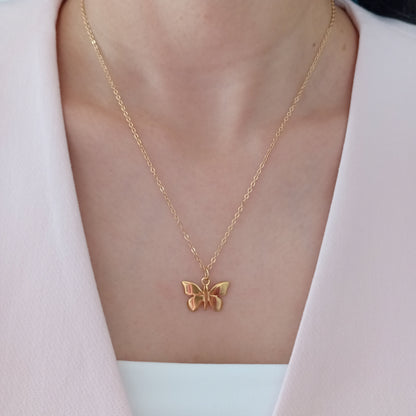Collar mariposa