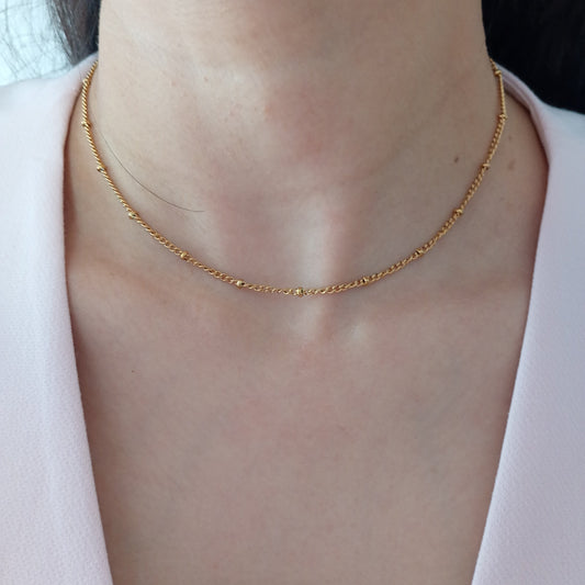 Collar bolitas mini