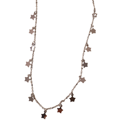 Collar Estrellas 🌟 plateado