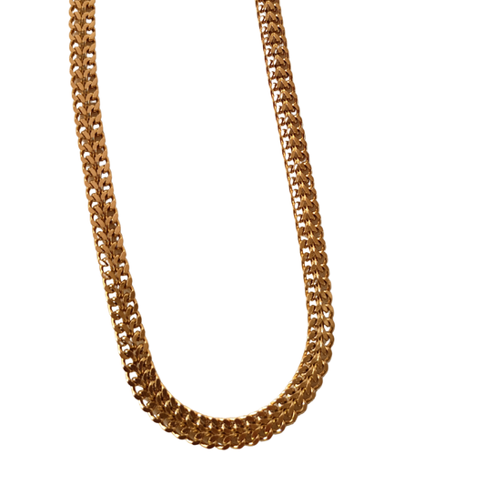 Collar Líra dorado acero