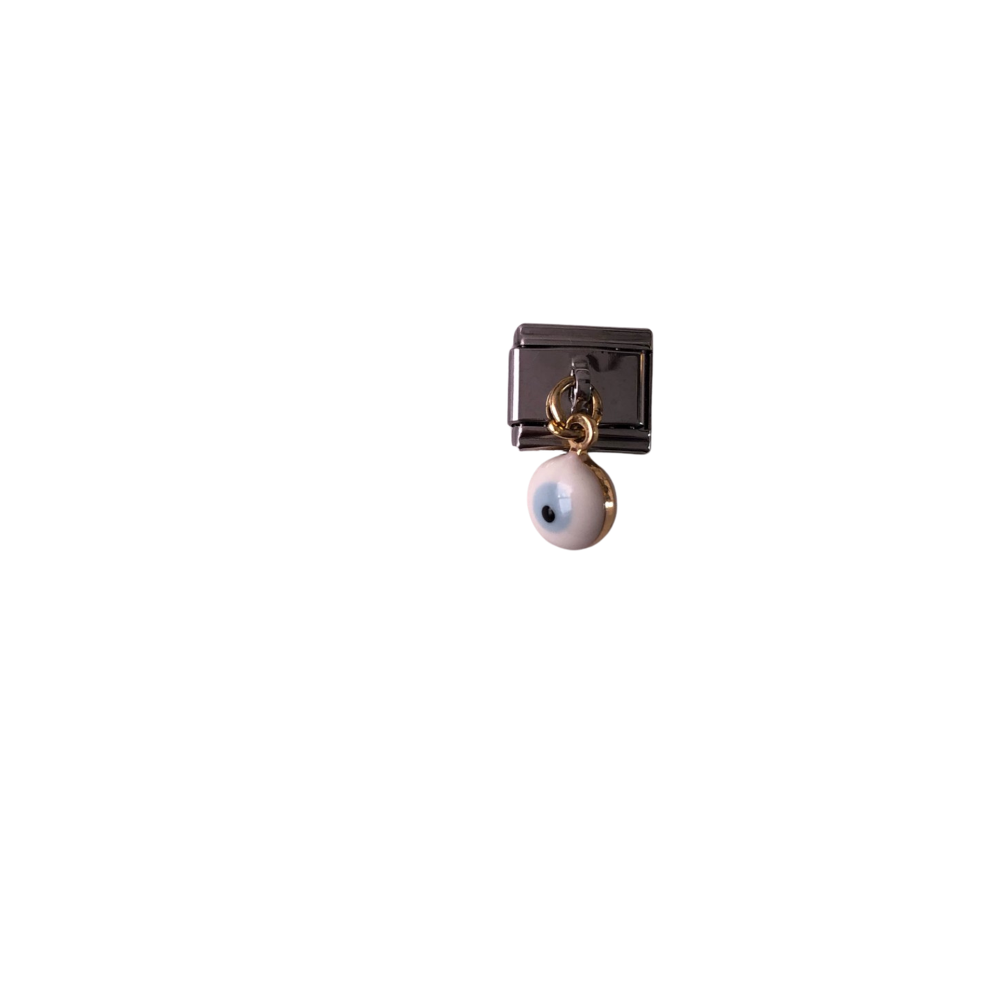 Charm ojo turco blanco