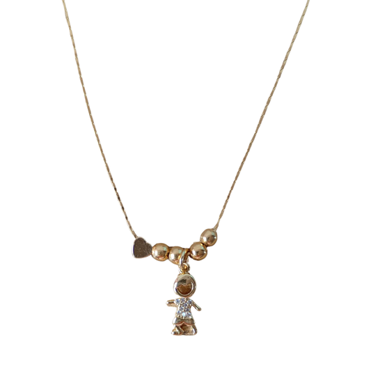 Collar niños con corazón