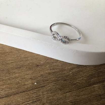 Anillo infinito plata .925