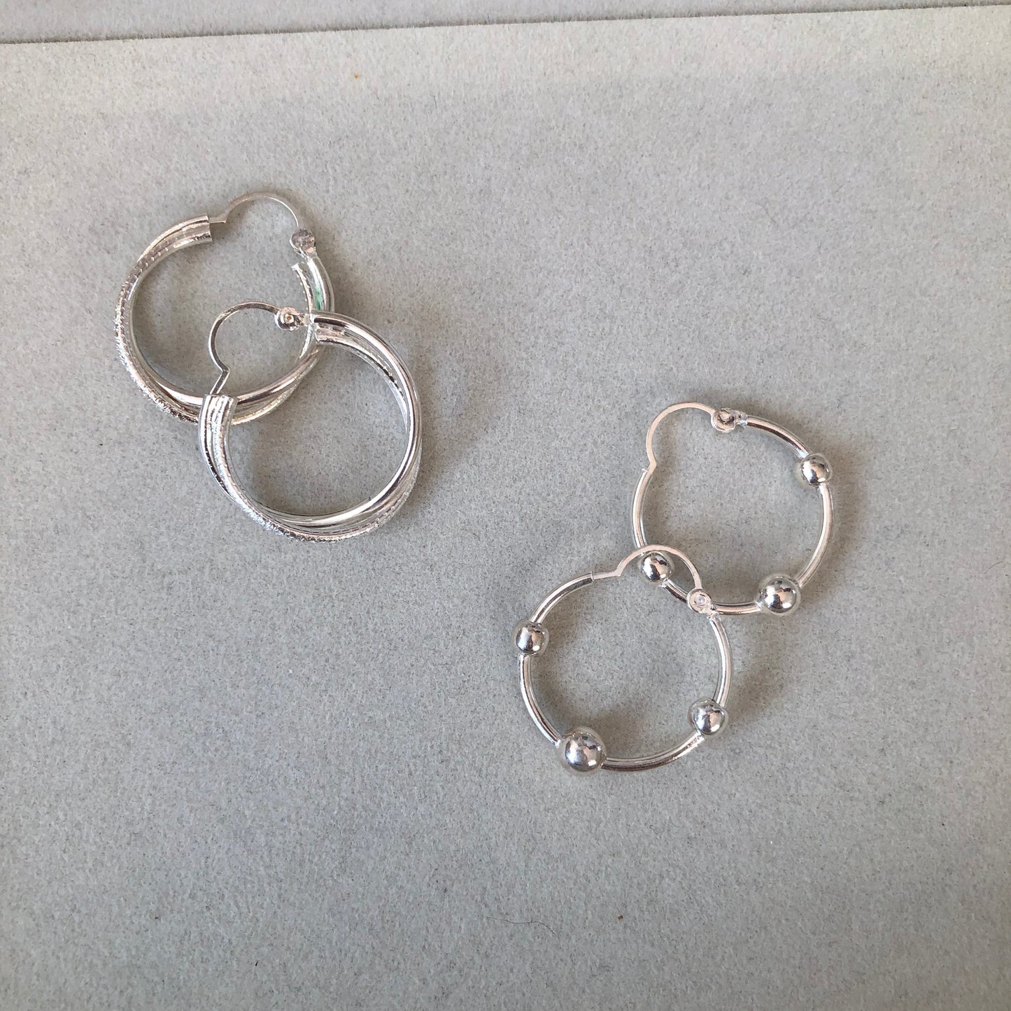 Arracadas plata .925