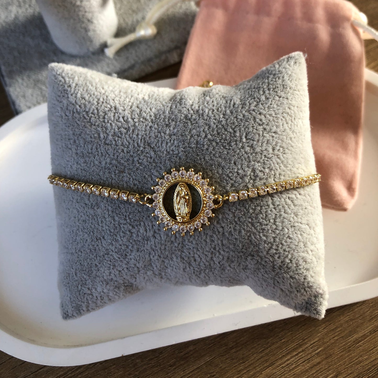 Pulsera ajustable Virgen de Guadalupe