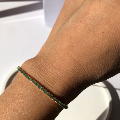 Pulsera ajustable azul cielo