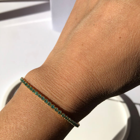 Pulsera ajustable azul cielo