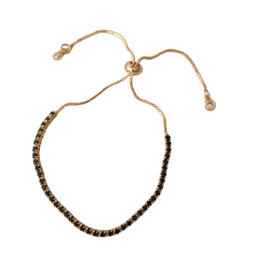 Pulsera ajustable color negro