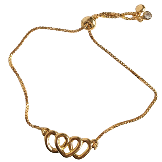 Pulsera Tres Corazones