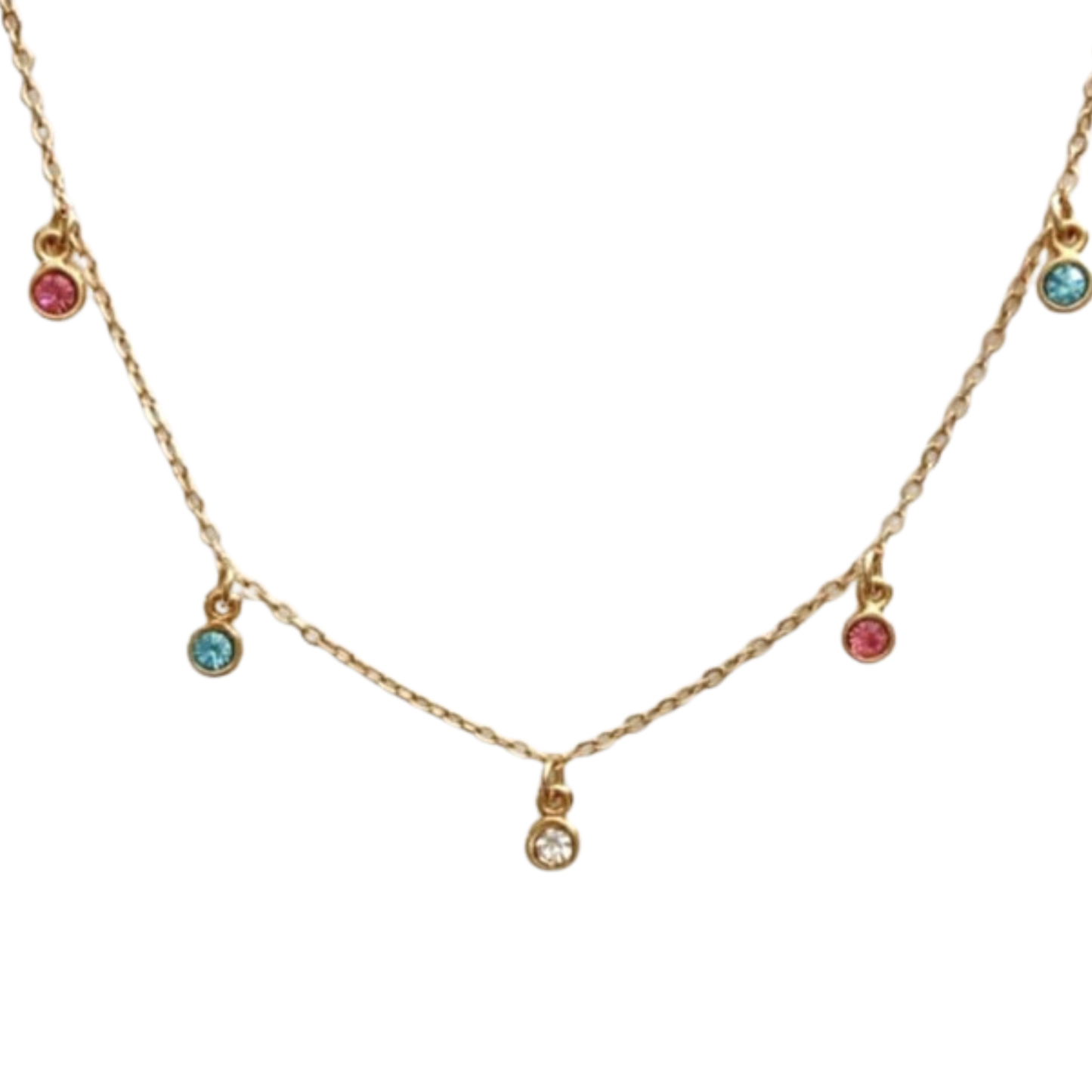 Choker Zirconias Colores