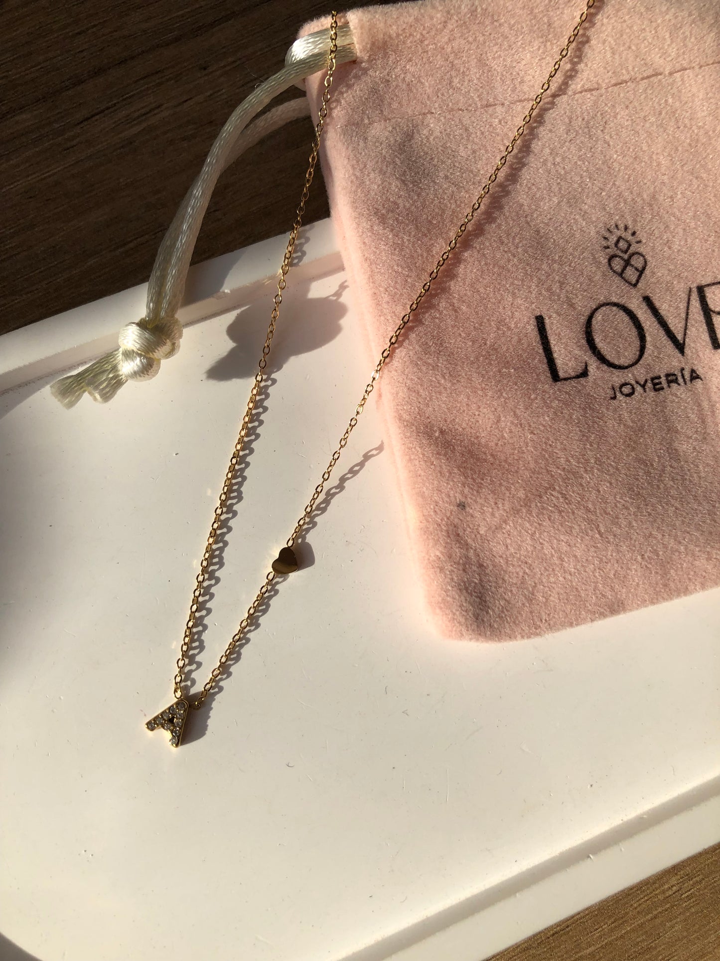 Iniciales mini con corazón