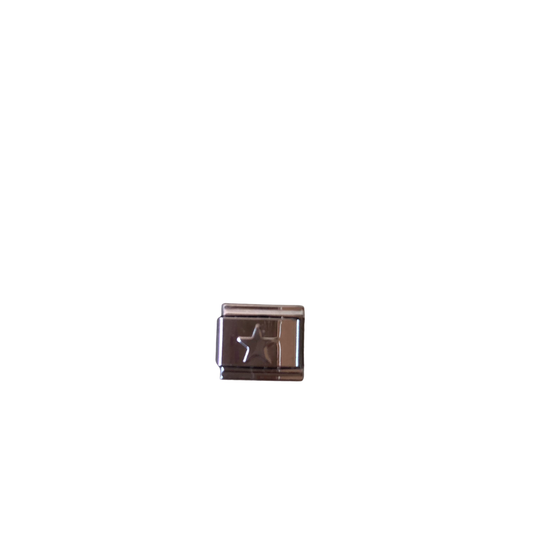 Charm plateado con estrella