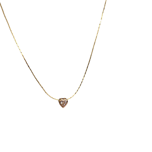 Collar corazón grande