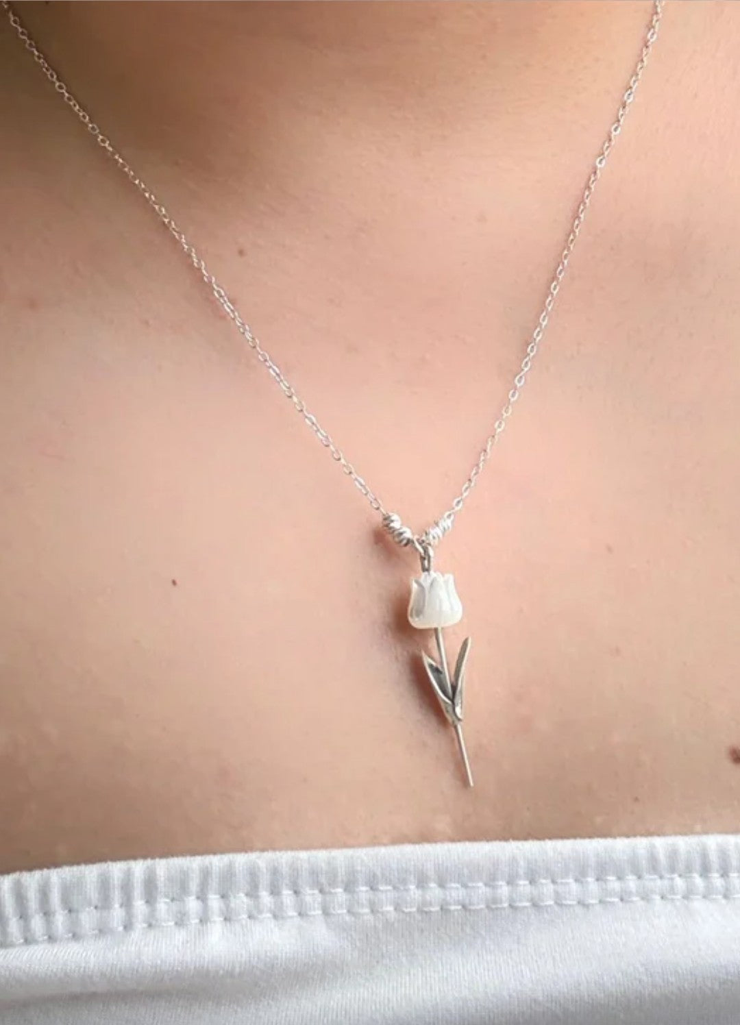 Collar Tulipán 🌷 plata .925