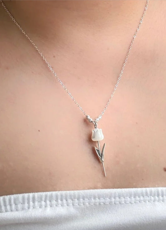 Collar Tulipán 🌷 plata .925