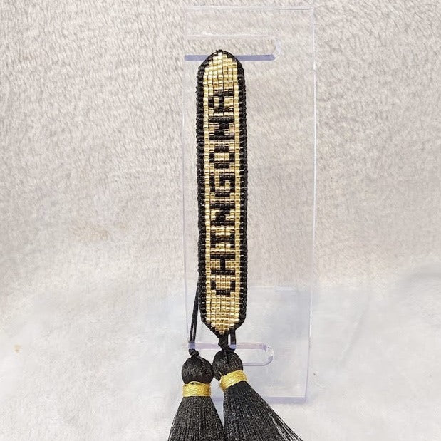 Pulsera Miyuki Chingona Dorada