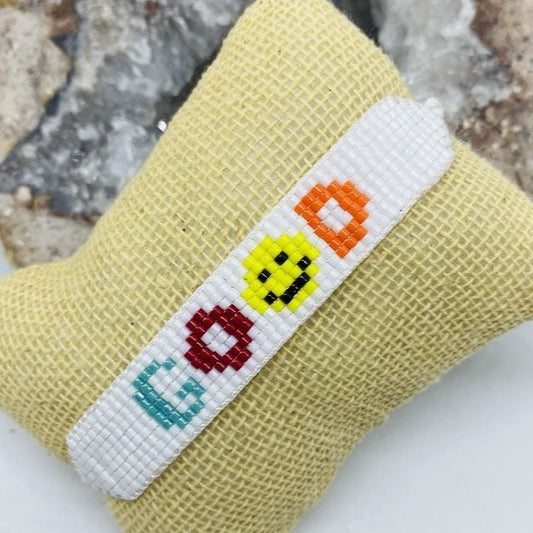 Pulsera Miyuki Blanca Good