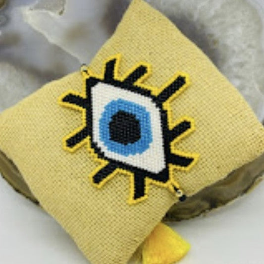 Pulsera Miyuki Ojo Amarilla