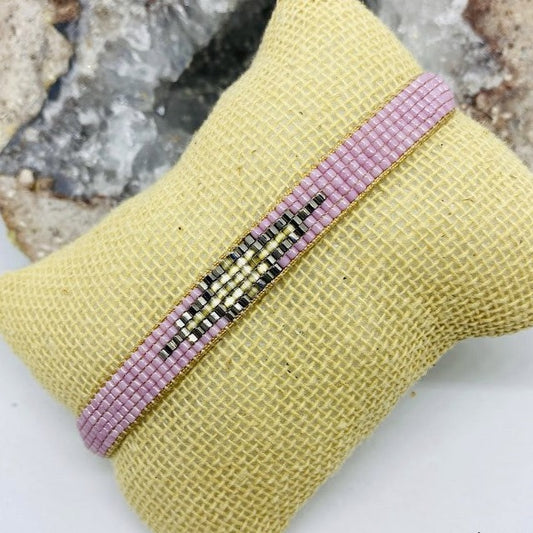 Pulsera Miyuki Rosa