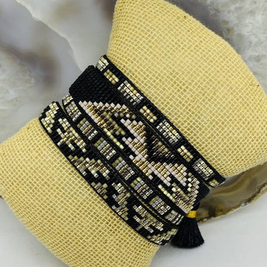 Set Pulseras Negras (4)