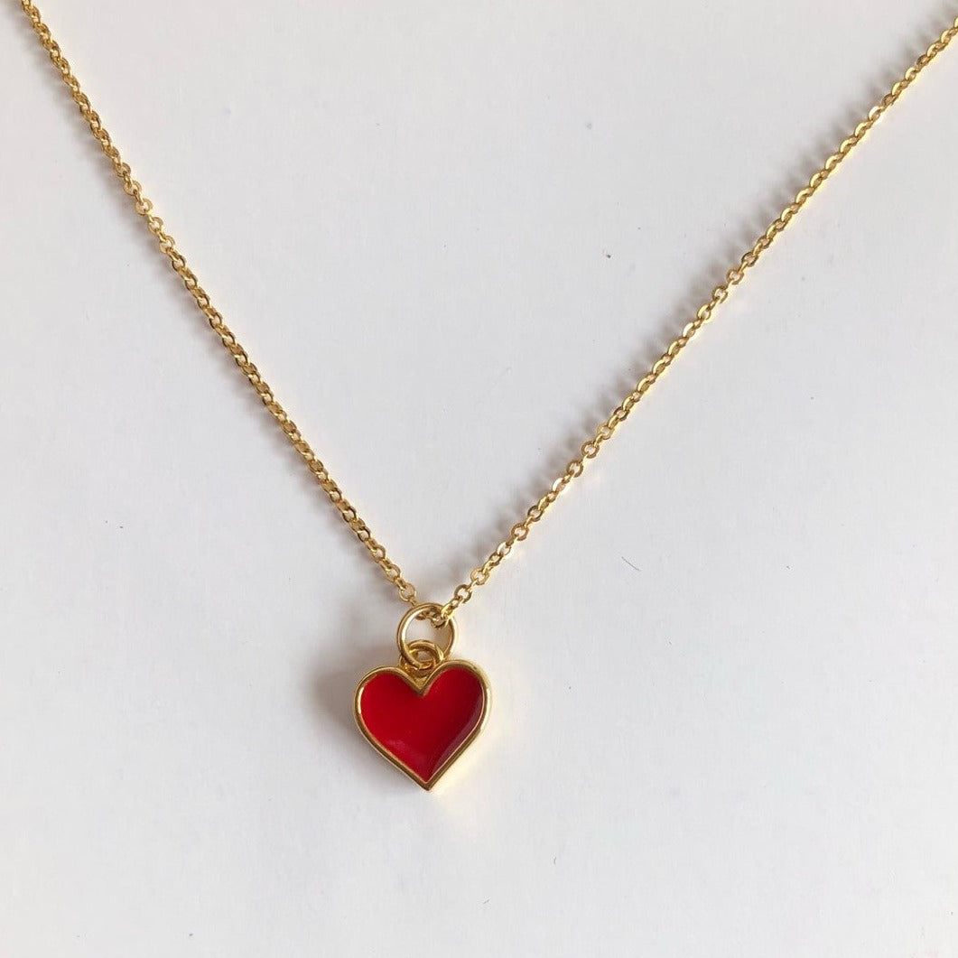 Collar Corazón Rojo