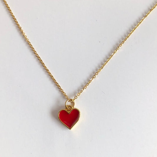 Collar Corazón Rojo
