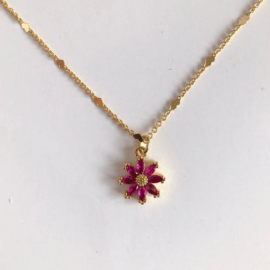 Collar Margarita Rosa