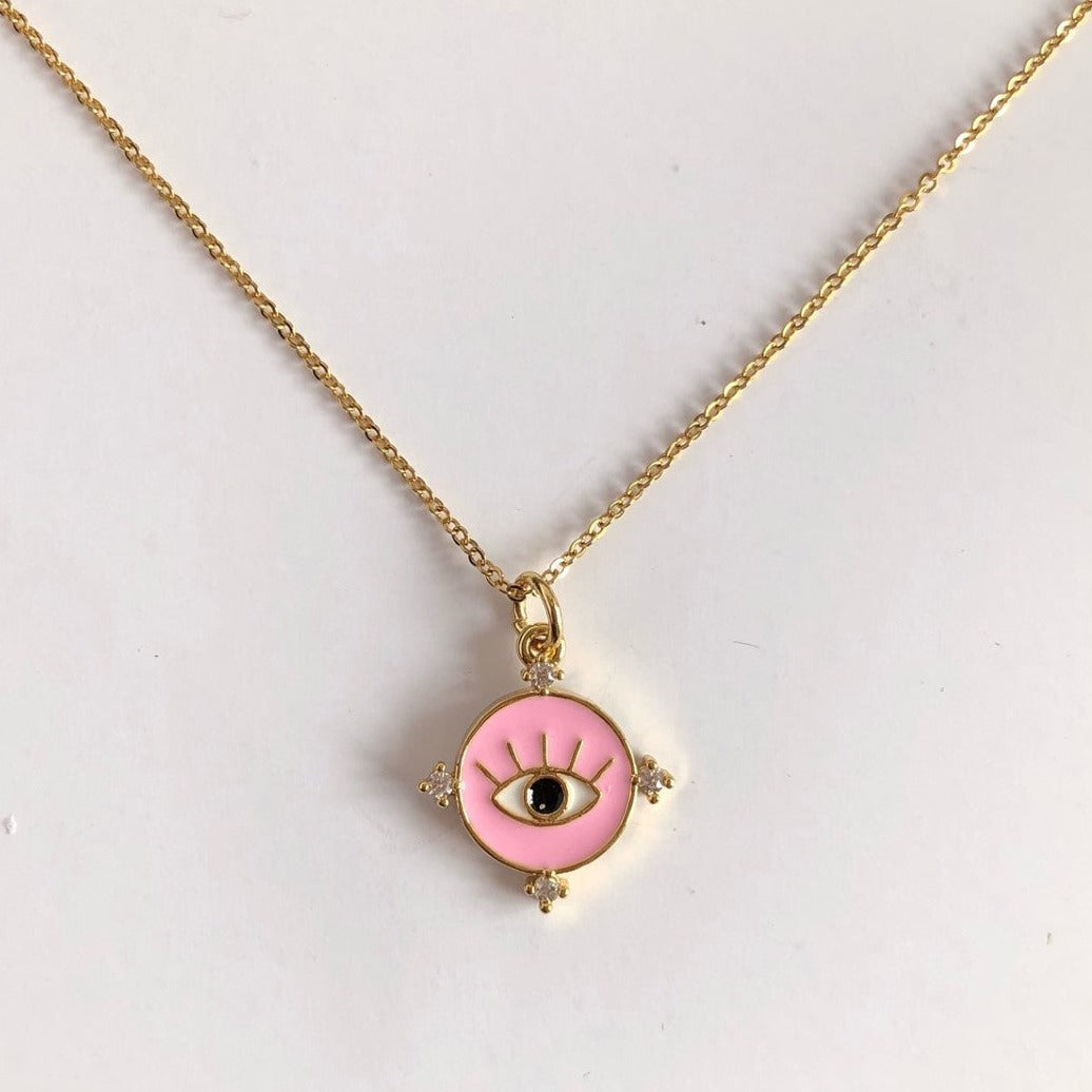 Collar Ojo Rosa