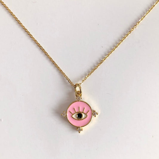 Collar Ojo Rosa